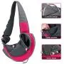 WOYYHO Pet Dog Sling Carrier Breathable Mesh Adjustable Strap Travel Sling Bag Carrier for Dogs Cats Bunny WOYYHO Pet Dog Sling Carrier Breathable Mesh Adjustable Strap Travel Sling Bag Carrier for Dogs Cats Bunny