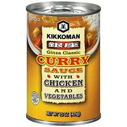 Kikkoman GINZA Curry Sauce With Chicken & Vegetables, 15 Oz Can(12 Pack), 1.08 Lb (Pack Of 12)