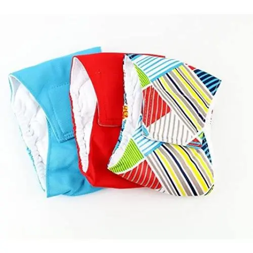 Midlee Reusable Washable Dog Belly Band 20-25'' Waist 3 Pack (Large) Midlee Reusable Washable Dog Belly Band 20-25'' Waist 3 Pack (Large)