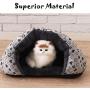 Pet Bed House Soft Nest for Cats Dog，Winter Ultra Soft Cat Cube，Pet House Cave for Small Medium Dog Puppy，Warm Sofa Bed for Sleeping Playing Resting ，Dog Tent Bed Perch Hideout，Self Warming Cat Kennel