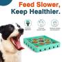 VavoPaw Pet Slow Feeder Dog Bowls, [4-Pack] Slow Eating Licking Mat, Slow Feeder Dog Tray, Pet Anxiety Relief fit Dog Cat Bathing Grooming Food Treats - Colorful