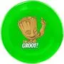 Buckle-Down Dog Toy Frisbee Flyer Groot Happy Pose Greens Browns White Buckle-Down Dog Toy Frisbee Flyer Groot Happy Pose Greens Browns White