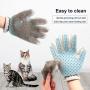 Pichi [New Version] Pet Grooming Glove - Gentle Brush Glove - Perfect for Cleaning Massage Dog & Cat with Long & Short Fur