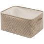 Geyecete Dog Toys Storage Bins Canvas pet Baskets,with Handle,Pet Toy and Accessory Storage Bin Organizer Storage Basket