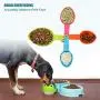 Roundler Pet Food Scoop Set, 4 Sizes Plastic Measuring Cups & 4 Sizes Collapsible Silicone Pet Measuring Scoops for Dog Cat Bird Guinea Pig Ferret and Other Small Animals Dry Food Water Roundler Pet Food Scoop Set, 4 Sizes Plastic Measuring Cups & 4 Sizes Collapsible Silicone Pet Measuring Scoops for Dog Cat Bird Guinea Pig Ferret and Other Small Animals Dry Food Water