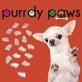 Purrdy Paws 40-Pack Soft Nail Caps for Dogs Claws Clear