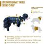 OneTigris Tactical K9 Mesh Harness Power Train with MOLLE Webbing and Leash Clip for Training Hiking Walking (M, Reflective Black)