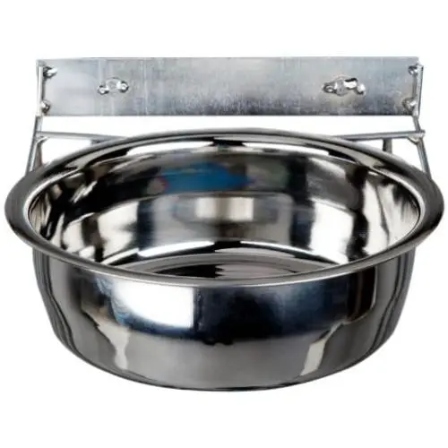 Advance Pet Products Stainless Steel Coop Cups with Clamp, 48-Ounce