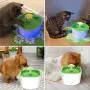 Cat Water Fountain, VITCOCO 54oz/1.6L Automatic Pet Fountain Dog Water Dispenser with LED Design, with 2 Carbon Filters, 1 Mat, 1 Cleaning Brushes, 2 Cat Toys Water Fountain for Cats Dogs Pets Cat Water Fountain, VITCOCO 54oz/1.6L Automatic Pet Fountain Dog Water Dispenser with LED Design, with 2 Carbon Filters, 1 Mat, 1 Cleaning Brushes, 2 Cat Toys Water Fountain for Cats Dogs Pets