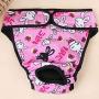 Comidox Premium Dog Diapers Female (Pack of 2) with Velcro Washable Reusable Sanitary Panties for Small to Large Dogs S Rabbit ?€損ink Rabbit -Blue