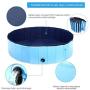 Tommino Pet Supplies Foldable Pet Bath Pool Mini Plastic Pool Collapsible Dogs Cats Bathing Tub Pool Kiddie Pool Mini Swimming Pool Hard Plastic Wading Pools for Kids and Pets Portable Pool Bath Tub