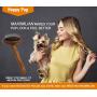 Premium Handmade Pet Slicker Brush for Small Dogs & Cats, Effectively and Effortlessly Removes Tangles, Mats, Debris, Shed Fur and Loose Hair. Great for Single or Double Coated, Short & Long Hair.