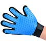Petper ABJGMGLV01 Pet Grooming Glove, Bathing Brush Glove, Pet Hair Remover Deshedding Gloves for Pet Dog Cat 1 Pair