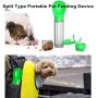 Newthinking Dog Water Bottle for Walking, Portable Dog Water Travel Dispenser with Food Container, Poop Shove and Waste Bag for Pets Outdoor Walking, Hiking, Travel