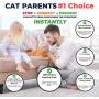PURRRFECT PAWZ Cat Scratch Furniture Protector - Cat Scratch Deterrent - Vinyl, Cat Furniture Protector - Anti Scratch Furniture Protector - Couch Protectors from Cats Scratching - Cat Tape - 10 Pack
