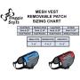 Doggie Stylz Set of 2 Reflective Emotional Support Removable Patches with Hook Backing for Working Dog Harnesses & Vests. Durable and Interchangeable - Comes in 3 Sizes Small, Medium and Large