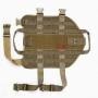OneTigris Tactical Dog Training Vest Harness with Mesh Padding and Two Handles (Coyote Brown, S / 33.5 cm)