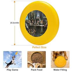 Pet Frisbee Flying Disc Dog Toy - Multifunction Fallen Last Supper Bad Guys Ylli Haruni