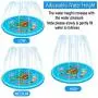 Splash Sprinkler Pad for Dogs Kids, 44 Inch Foldable Dog Bath Pool Thickened Durable Bathing Tub, Pet Girls Boys Wading Swimming Pool Summer Outdoor Games Water Play Mat Splash Sprinkler Pad for Dogs Kids, 44 Inch Foldable Dog Bath Pool Thickened Durable Bathing Tub, Pet Girls Boys Wading Swimming Pool Summer Outdoor Games Water Play Mat