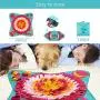 SITADI. Snuffle Mat for Dogs Feeding Mats(28''x 28'') Foraging Puzzle Toys for Large and Small Puppies Durable and Washable with Dog Chew Ring Licking Mat SITADI. Snuffle Mat for Dogs Feeding Mats(28''x 28'') Foraging Puzzle Toys for Large and Small Puppies Durable and Washable with Dog Chew Ring Licking Mat