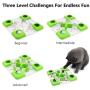 Interactive Treat Maze & Puzzle Feeder for Cats - Puzzle Cat Toy Suitable for Various Cat Entertainment Activities, Cat IQ Training Toys with 3 Level Challenges for Indoor Cats Improve Intelligence