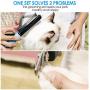 DELOMO Pet Grooming & Deshedding Tool Kit, Dog Deshedding Brush, Safe Nail Clippers for Dogs, Effective Pet Nail Clippers and Trimmer for Dog & Cat with Long & Short Fur