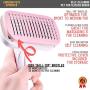 Emperor Pets Self Cleaning Slicker Brush for Dogs & Cats - Removes Tangled Hair, Undercoat Brush for Dogs, Dog Grooming Brush, Great Dog Brush for Shedding Long Hair Dog Brush Long Hair Cat Brush
