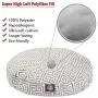 Grey Towers Large Round Indoor Outdoor Pet Dog Bed With Removable Washable Cover By Majestic Pet Products