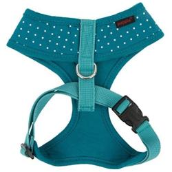 Puppia PARA-HA1529-NY-L Navy Dotty Harness II A Pet-Vest-Harnesses