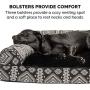 Furhaven Pet - Orthopedic Foam Sofa-Style Traditional Living Room Couch Dog Bed for Dogs and Cats - Multiple Styles, Sizes, and Colors