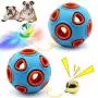 Interactive Dog Chew Toys, 2 Pack BBQ Flavor Dog Chewing Toys with Flash Bell Inside Pet Behavior Training Puppy Dental Chewer for Large Middle Dogs Interactive Dog Chew Toys, 2 Pack BBQ Flavor Dog Chewing Toys with Flash Bell Inside Pet Behavior Training Puppy Dental Chewer for Large Middle Dogs