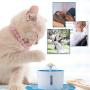 Pet Fountain, 1.6 L Automatic Water Fountain for Pets, Triple-Action Filter, Safe Resin Material+Free Silicon Mat for Dogs, Cats
