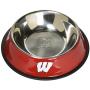 Pet Goods NCAA Wisconsin Badgers Stainless Steel Bowl