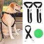 3 Pack Dog Seat Belts - Car Seat Belt Headrest Restraint - Durable Nylon Vehicle Harness for Dogs, Cats