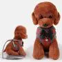 CHBORLESS Small Dog Vest Harness and Leash Set Classic Lattice Dog Harness with Bow Tie and Bell Dog Lead Leash Adjustable Vest Harness CHBORLESS Small Dog Vest Harness and Leash Set Classic Lattice Dog Harness with Bow Tie and Bell Dog Lead Leash Adjustable Vest Harness