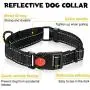 5 Pieces Pet Nightwalk Reflective Set Include Reflective Dog Collar with Safety Locking Buckle and Puppy Breathable Soft Nonslip Mesh Boots with Reflective Straps for Small Medium Large Pets 5 Pieces Pet Nightwalk Reflective Set Include Reflective Dog Collar with Safety Locking Buckle and Puppy Breathable Soft Nonslip Mesh Boots with Reflective Straps for Small Medium Large Pets
