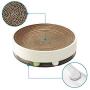 HIPIPET Cat Scratcher Pad for Indoor Cats Scratching Post with 3-in-1 Cat Toys Balls Round Cat Scratcher Cardboard Bed for Large Cats and Kitten