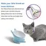 JFmori Raised Cat Bowl,Big Mouth Bowl for Cats and Puppies Food or Water,Tilted Stress Free Pet Bowl,Toxic Free Unleaded,Backflow Prevention,Dishwasher and Microwave Safe JFmori Raised Cat Bowl,Big Mouth Bowl for Cats and Puppies Food or Water,Tilted Stress Free Pet Bowl,Toxic Free Unleaded,Backflow Prevention,Dishwasher and Microwave Safe