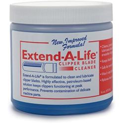 Top Performance Extend-A-Life Blade Rinses — Handy Cleaners for Dog-Grooming Clippers, 16oz