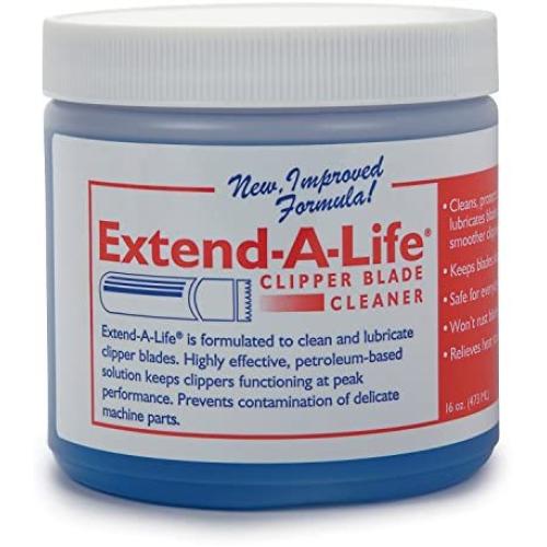 Top Performance Extend-A-Life Blade Rinses — Handy Cleaners for Dog-Grooming Clippers, 16oz