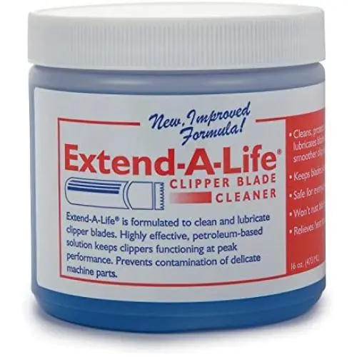 Top Performance Extend-A-Life Blade Rinses — Handy Cleaners for Dog-Grooming Clippers, 16oz