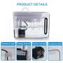 Unicam Pet Water Fountain for Cats and Dogs, Automatic Cat Water Fountain with Replaceable Filter, USB Interface Dog Water Fountain, 2.5L/84oz,3L/106oz.