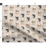 Spoonflower Fabric - Chihuahua, Dog, Pet, Animal, Tri Color, Buff, Fawn, Puppy, Rescue, Toy Printed on Performance Piqué Fabric by The Yard - Performance Athletic Apparel Fashion