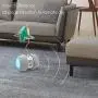 MalsiPree Robotic Interactive Cat Toy, Automatic Feather/Ball Teaser Toys for Kitten/Cats, USB Rechargeable Electronic Kitty Toy, Large Capacity Battery, All Floors/Carpet Available, 4 Bonus Feathers