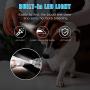MODUS Dog Nail Grinder with LED Light, Low Noise 2-Speed 3 Grinding Ports Painless Pet Nail Clippers for Small Medium Large Dogs & Cats, USB Rechargeable, Grey