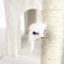 PETMAKER Penthouse Sleep & Play Cat Tree, 4, White