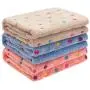 SCIROKKO Fleece Soft Dog Blanket - Warm Coral Velvet Best Cute Crate Bed Couch Cover Blankets- for Dogs and Cats