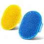 PRIDEEP Dog Grooming Brush 2 Pack, Pet Shampoo Bath Washing Brush Soothing Massage Rubber Comb Dog Brush with Adjustable Ring Handle Suitable for Long Short Haired Dogs and Cats PRIDEEP Dog Grooming Brush 2 Pack, Pet Shampoo Bath Washing Brush Soothing Massage Rubber Comb Dog Brush with Adjustable Ring Handle Suitable for Long Short Haired Dogs and Cats