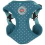 Puppia PARA-HC1529-NY-L Navy Dotty Harness II C Pet-Vest-Harnesses