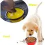 COMSUN Collapsible Dog Bowl, Foldable Expandable Cup Dish for Pet Cat Food Water Feeding Portable Travel Bowl Free Carabiner